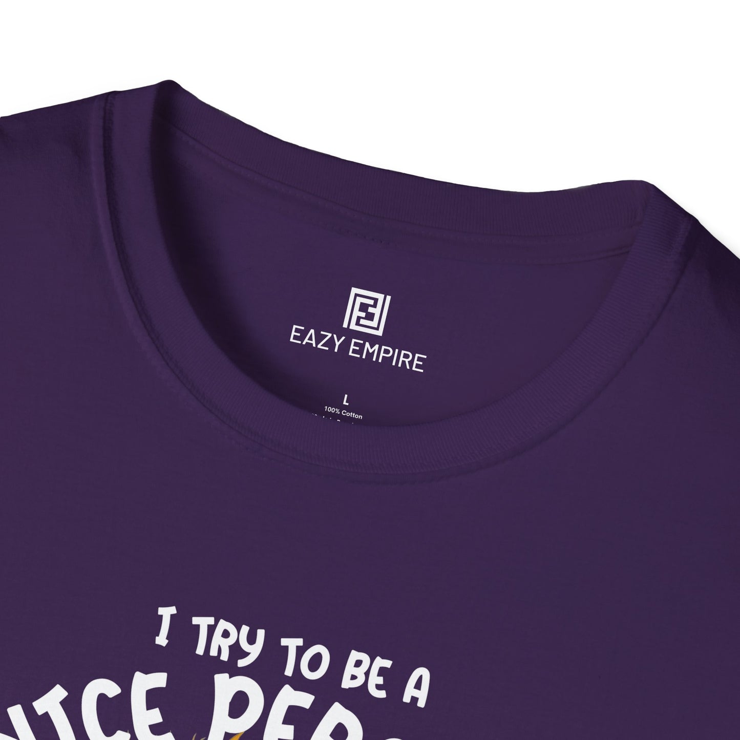 'I Try to Be a Nice Person' T-Shirt
