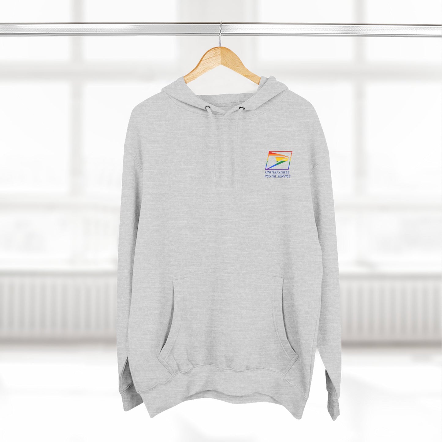 USPS Pride-Themed Logo Pullover Hoodie