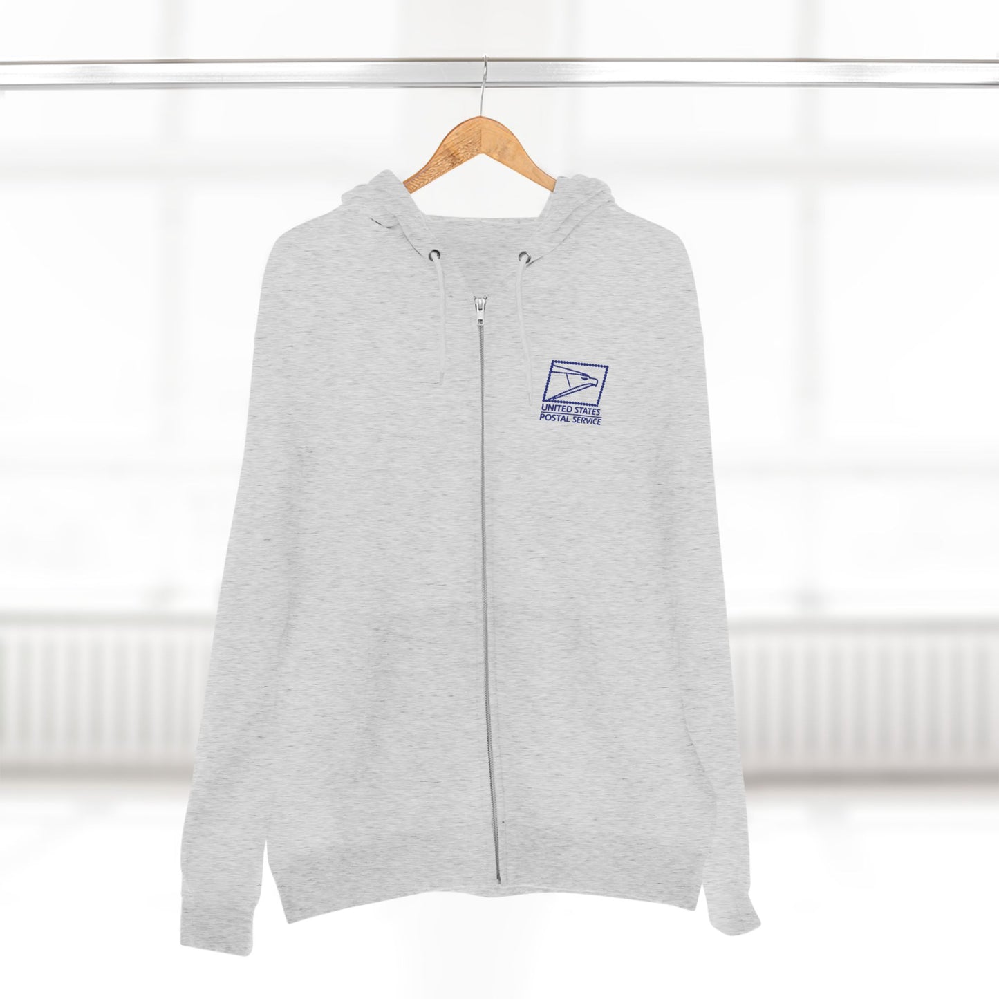USPS Pearls Logo Zip Hoodie