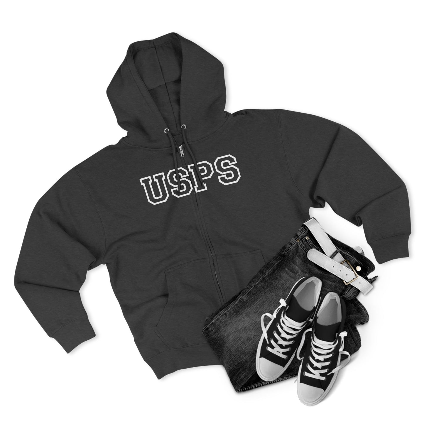 USPS Zip Up Hoodie