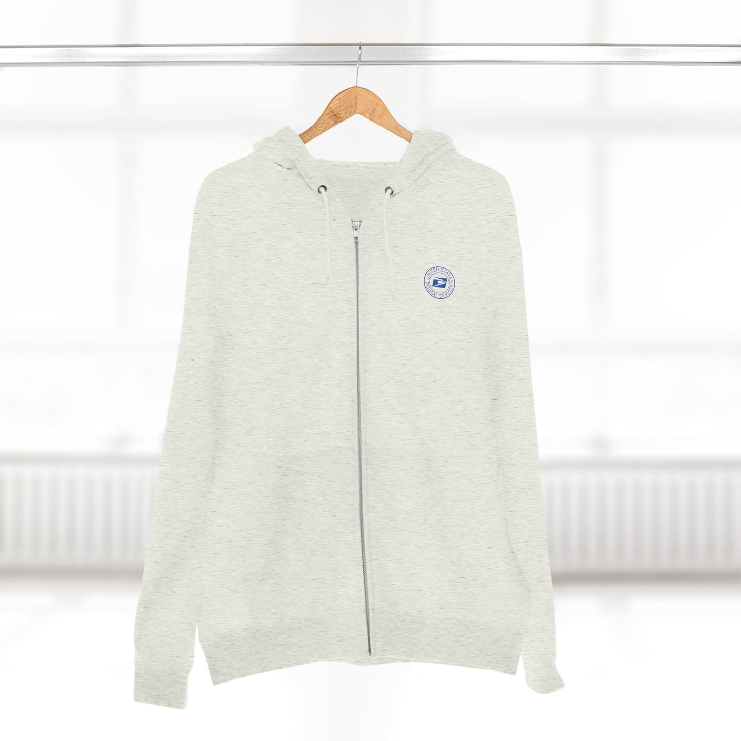 Circle USPS Logo Zip Up Hoodie