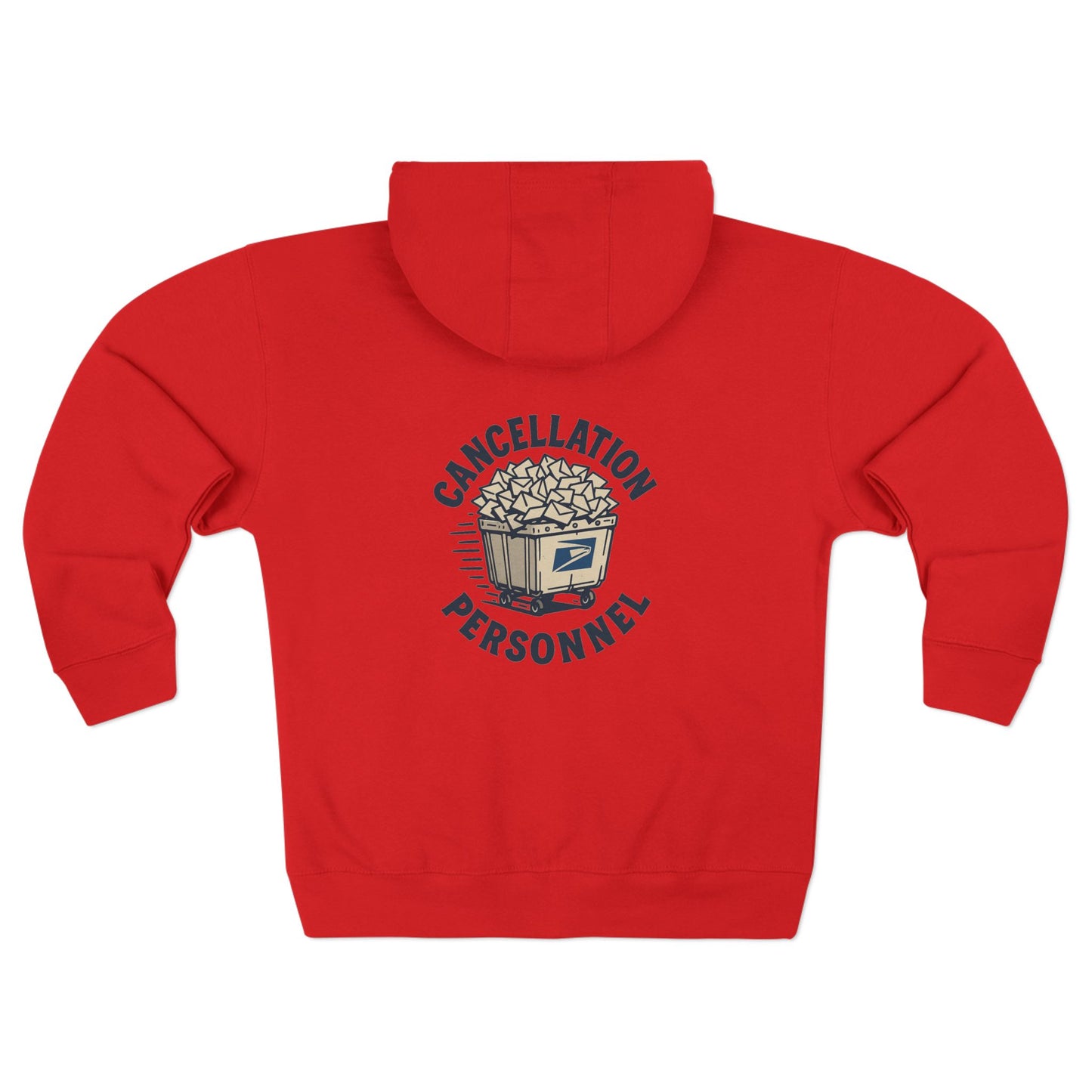 USPS Cancellation Personnel Zip Up Hoodie