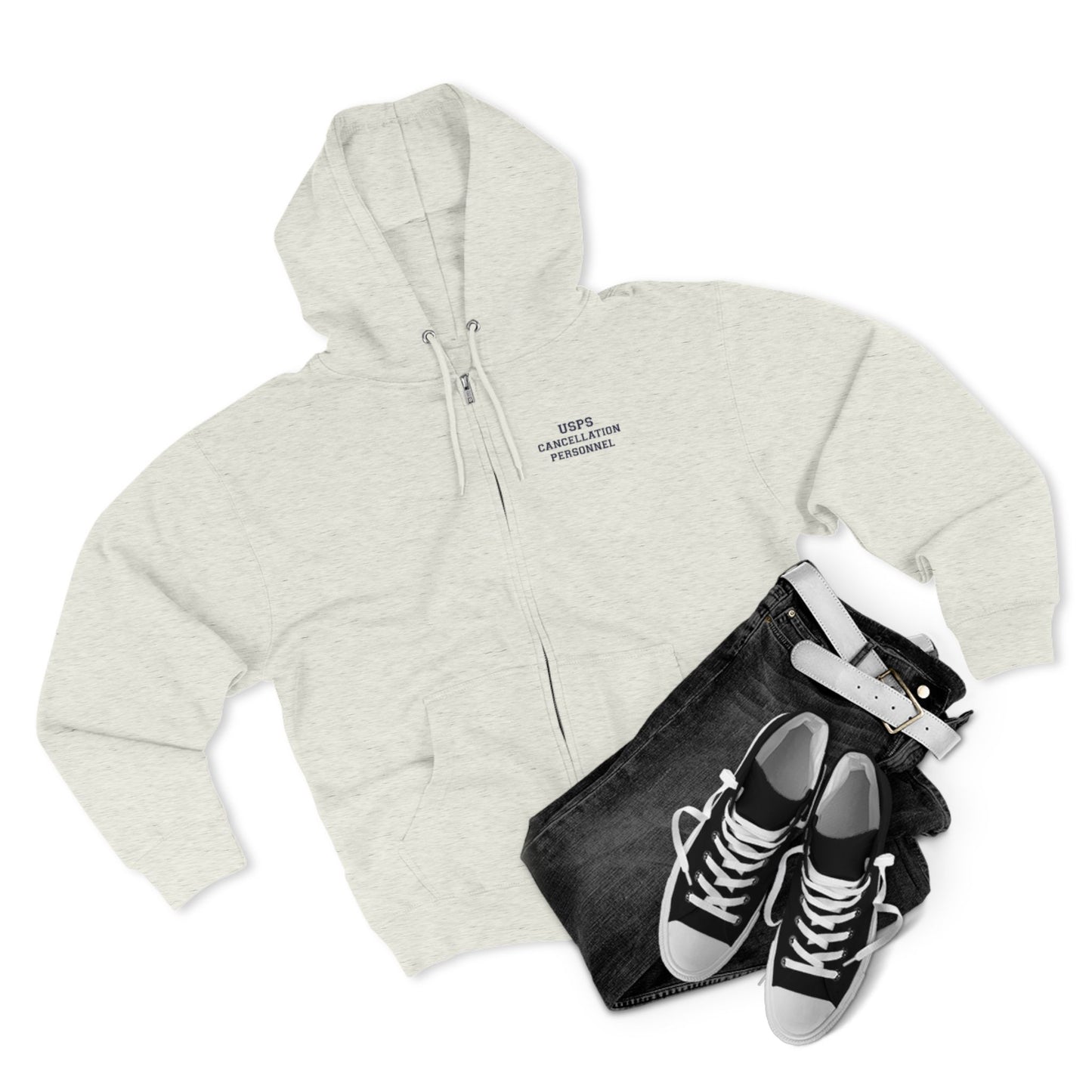 USPS Cancellation Personnel Zip Up Hoodie