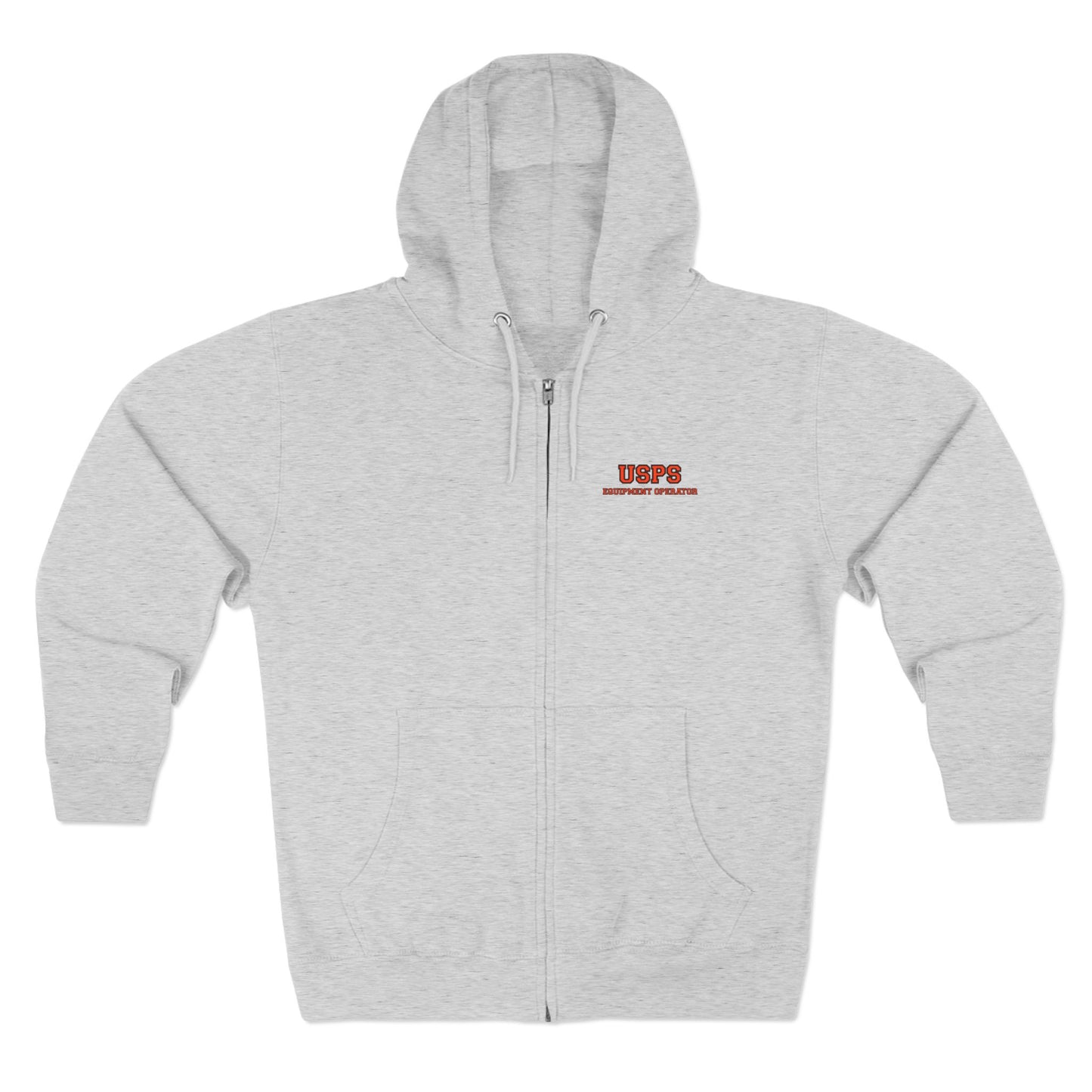 Zip Up Bidded Driver Hoodie