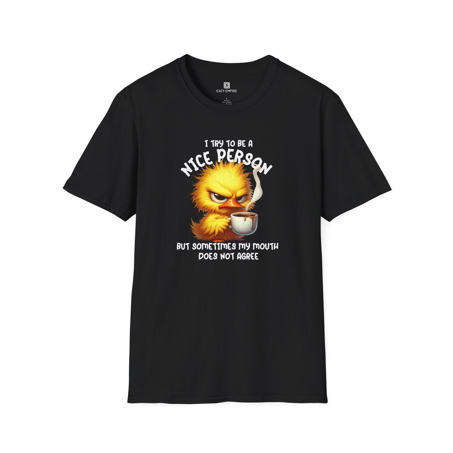 'I Try to Be a Nice Person' T-Shirt