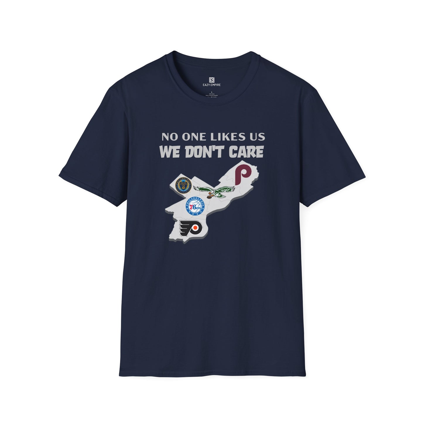 'No One Like Us We Don't Care' Philly Sports Teams T-shirt