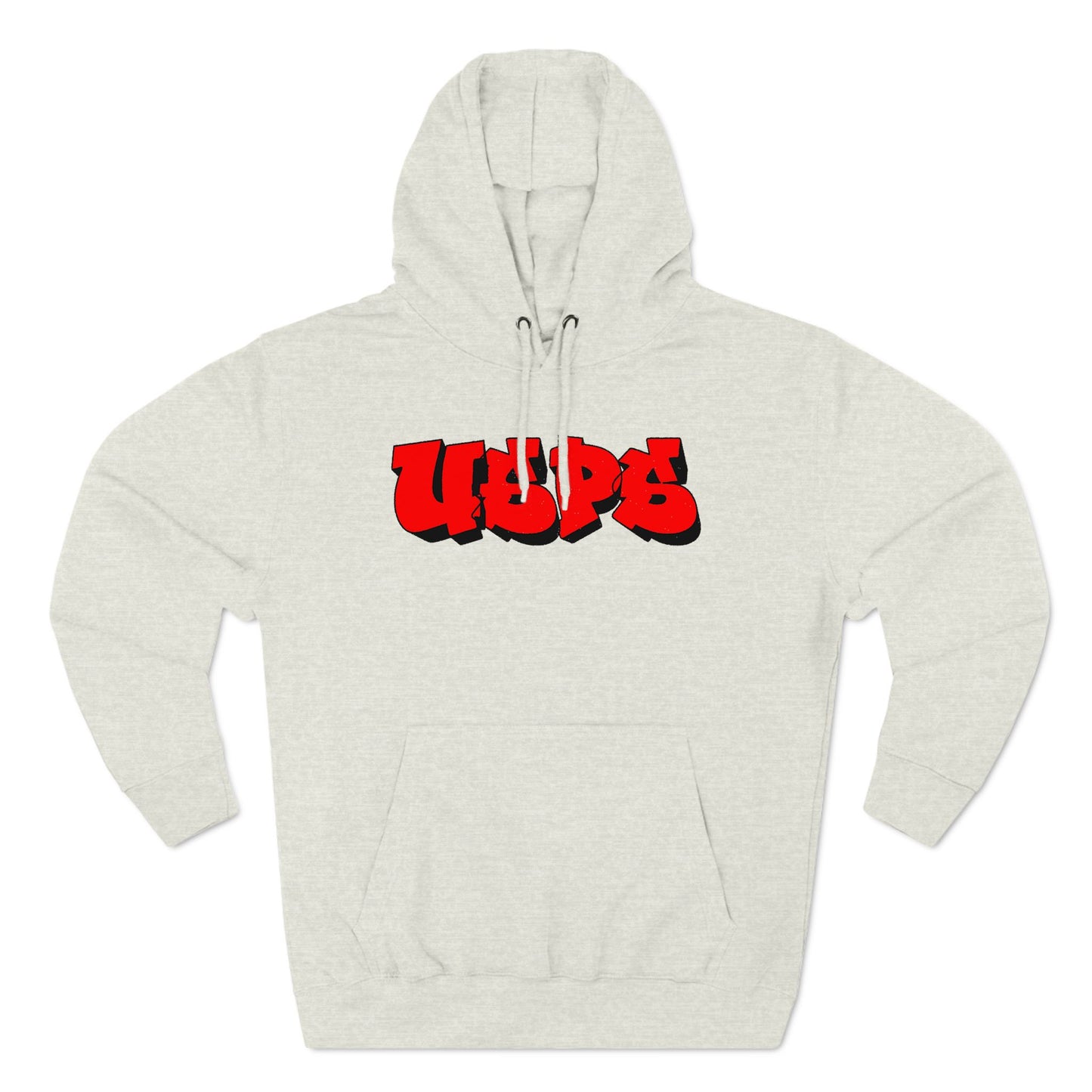 USPS Red Graffiti Letter Pullover Hoodie