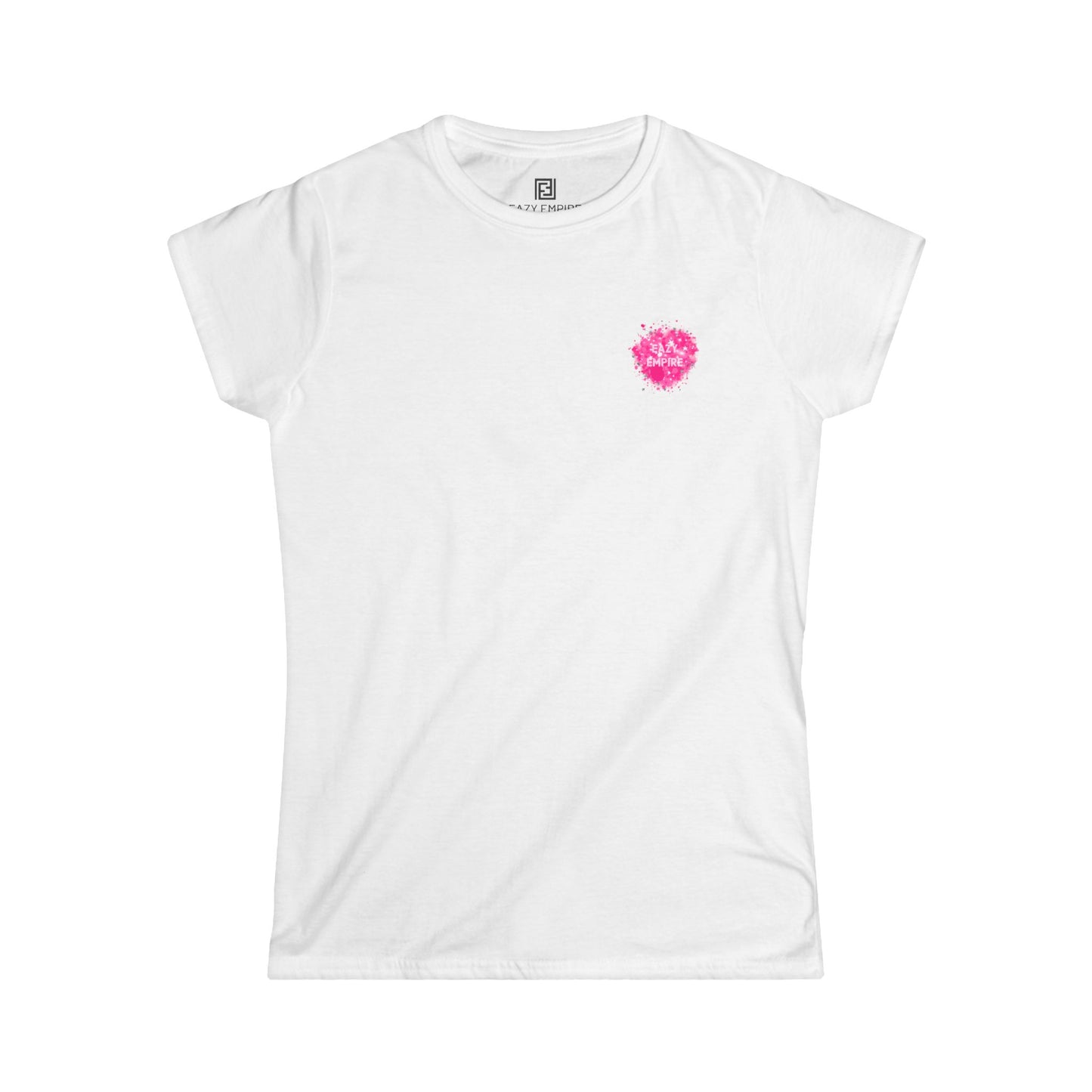 Eazy Empire Cute Pink Heart Women's Fitted T-shirt