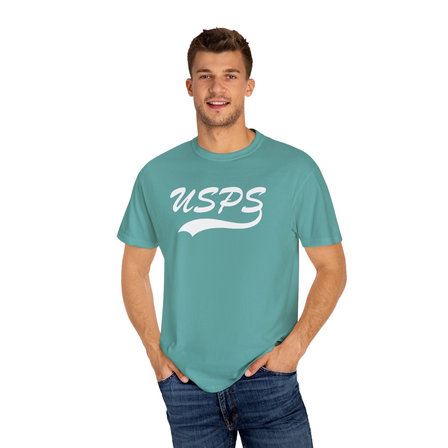 USPS Summer Colors Baseball Logo T-Shirt
