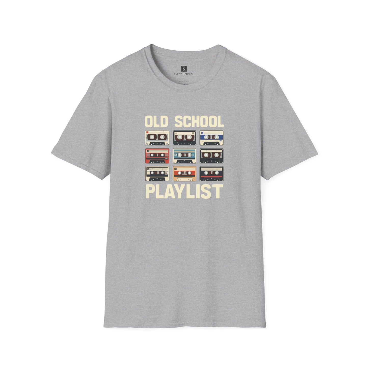 Vintage Music T-Shirt with Old School Playlist