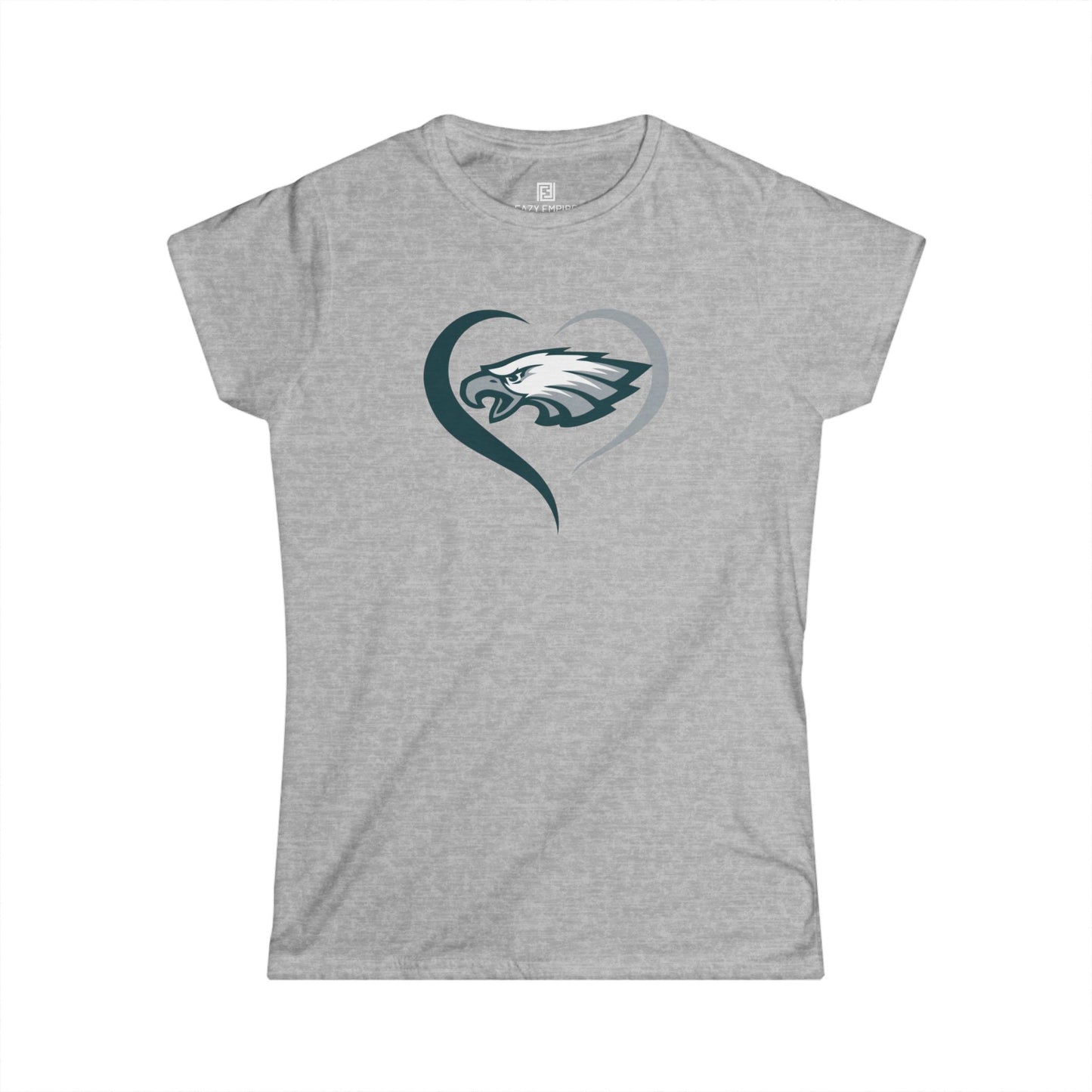 Eagles Heart Women's Fitted Tee