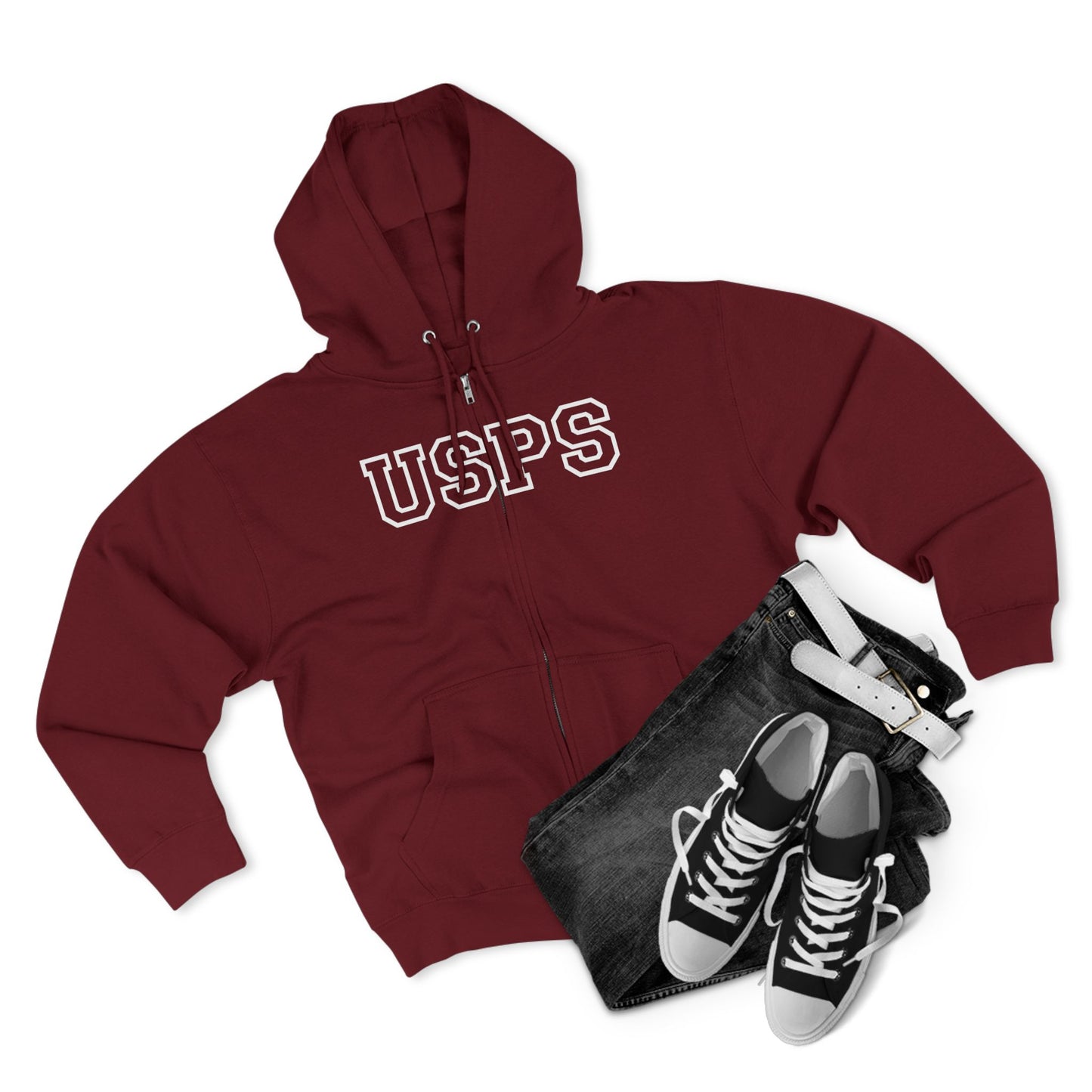 USPS Zip Up Hoodie