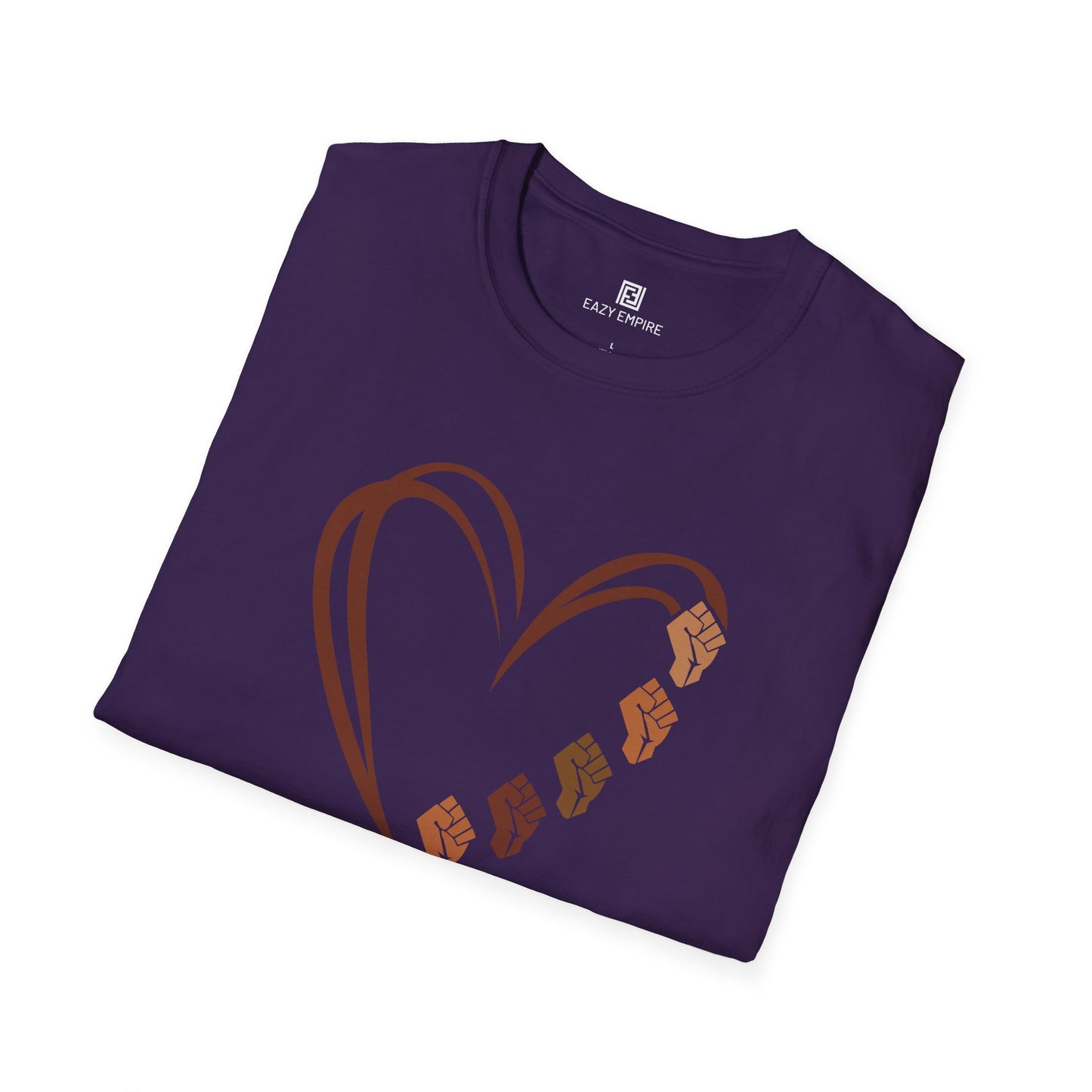 Fists Heart T-Shirt - Black Pride, Black History Month
