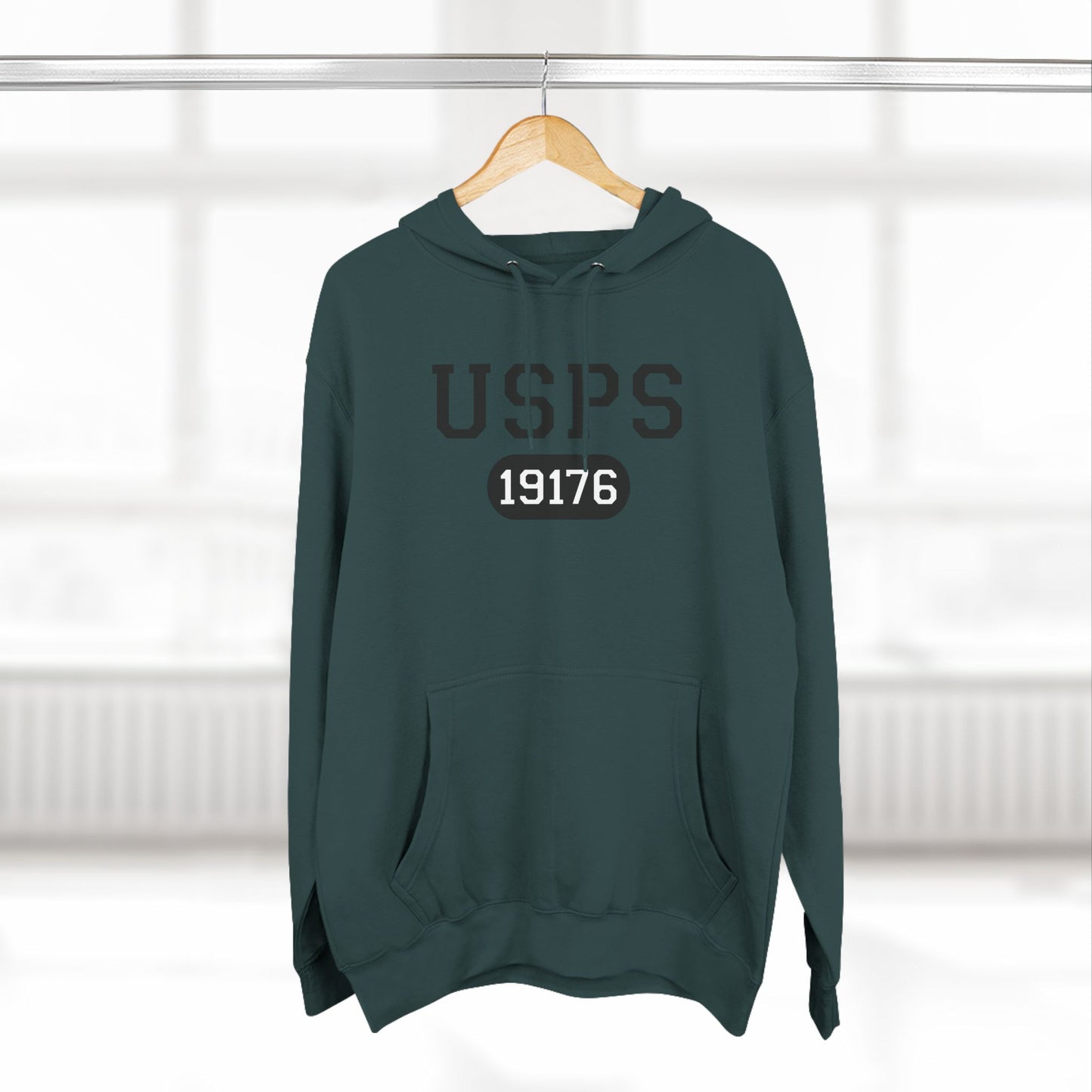 USPS Zip Code Pullover Hoodie