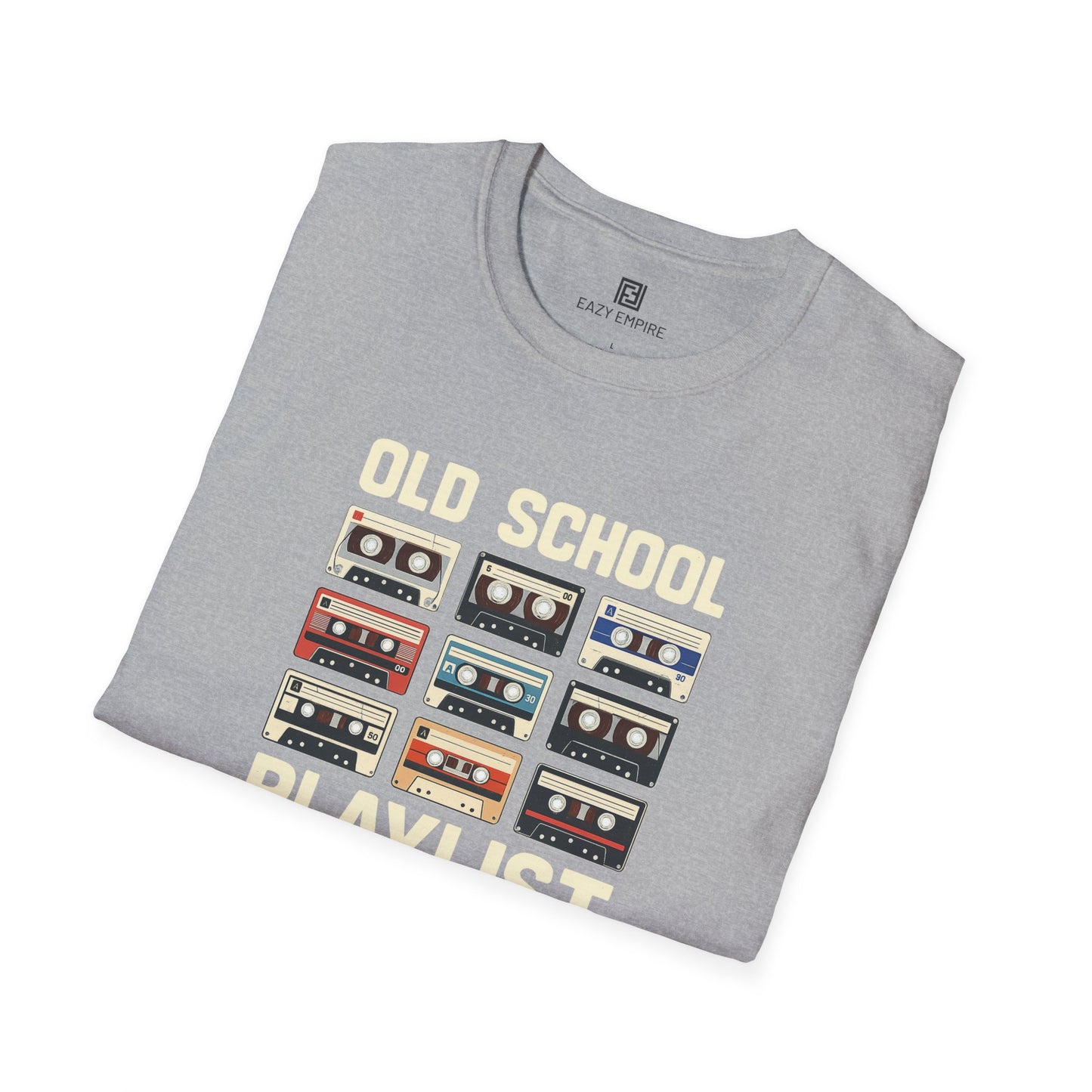 Vintage Music T-Shirt with Old School Playlist