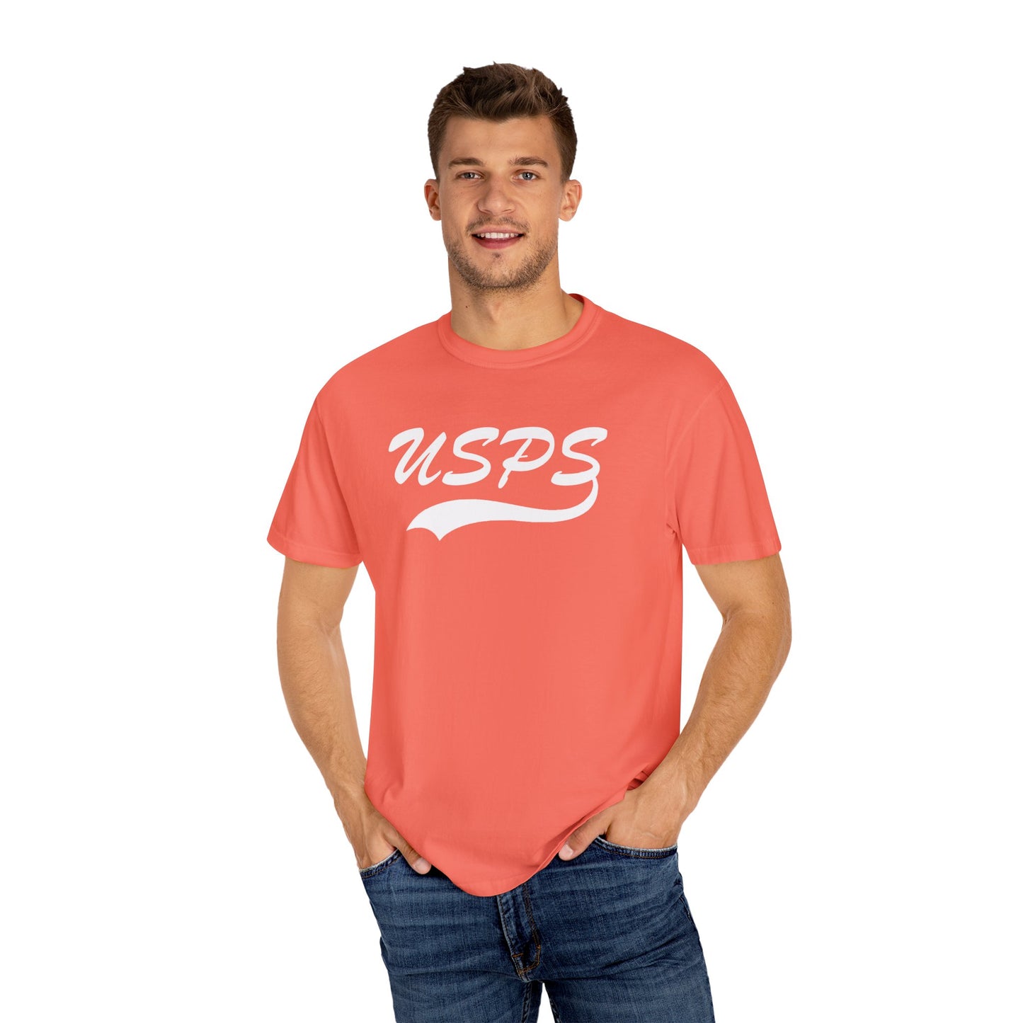 USPS Summer Colors Baseball Logo T-Shirt