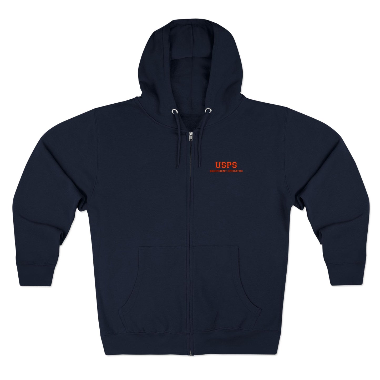 Zip Up Bidded Driver Hoodie
