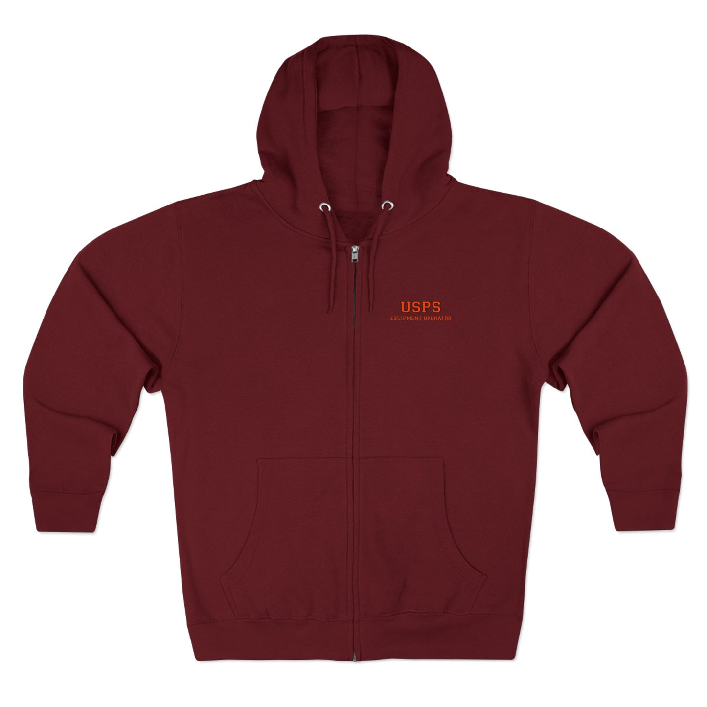 Zip Up Bidded Driver Hoodie