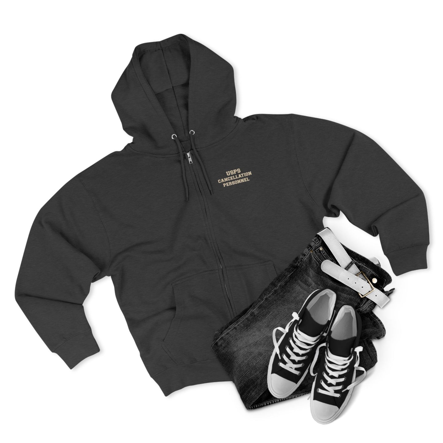 USPS Cancellation Personnel Zip Up Hoodie