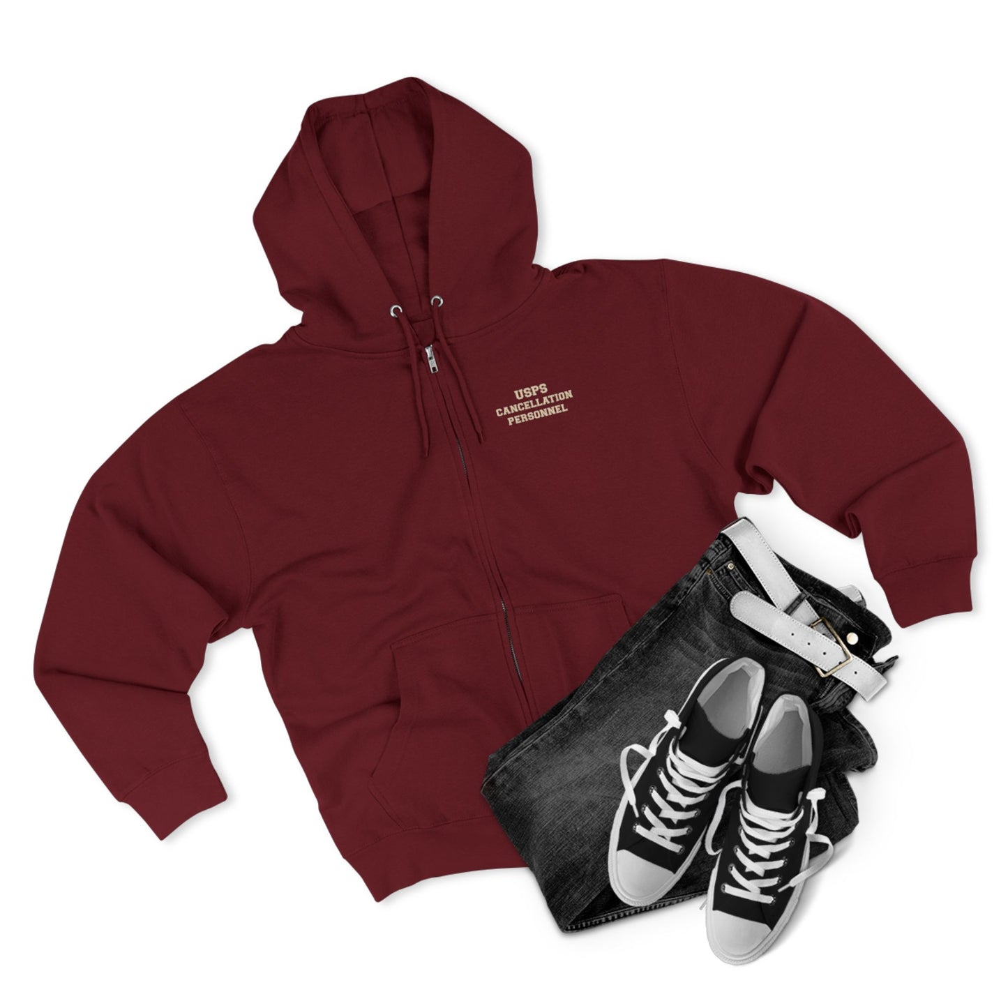 USPS Cancellation Personnel Zip Up Hoodie