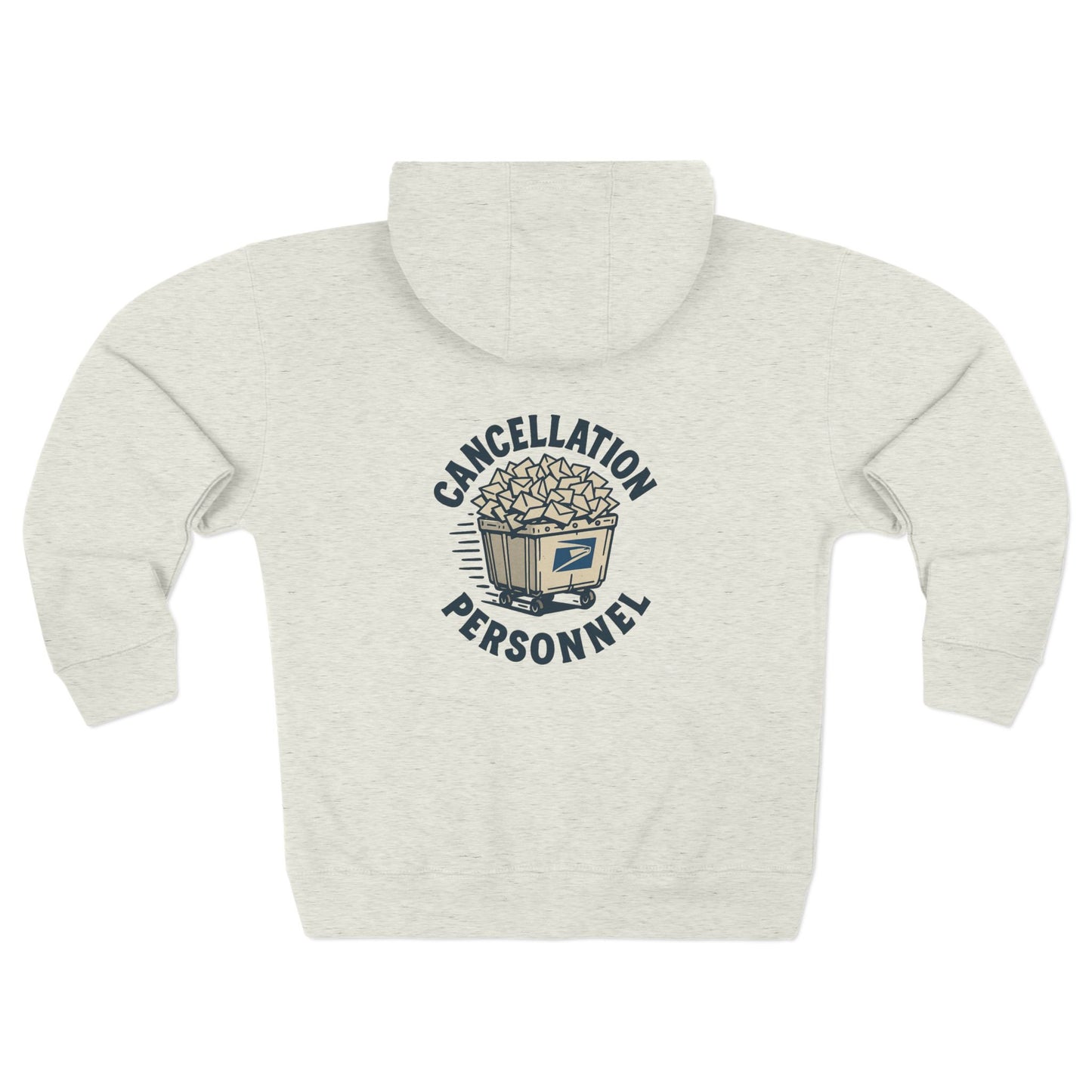 USPS Cancellation Personnel Zip Up Hoodie