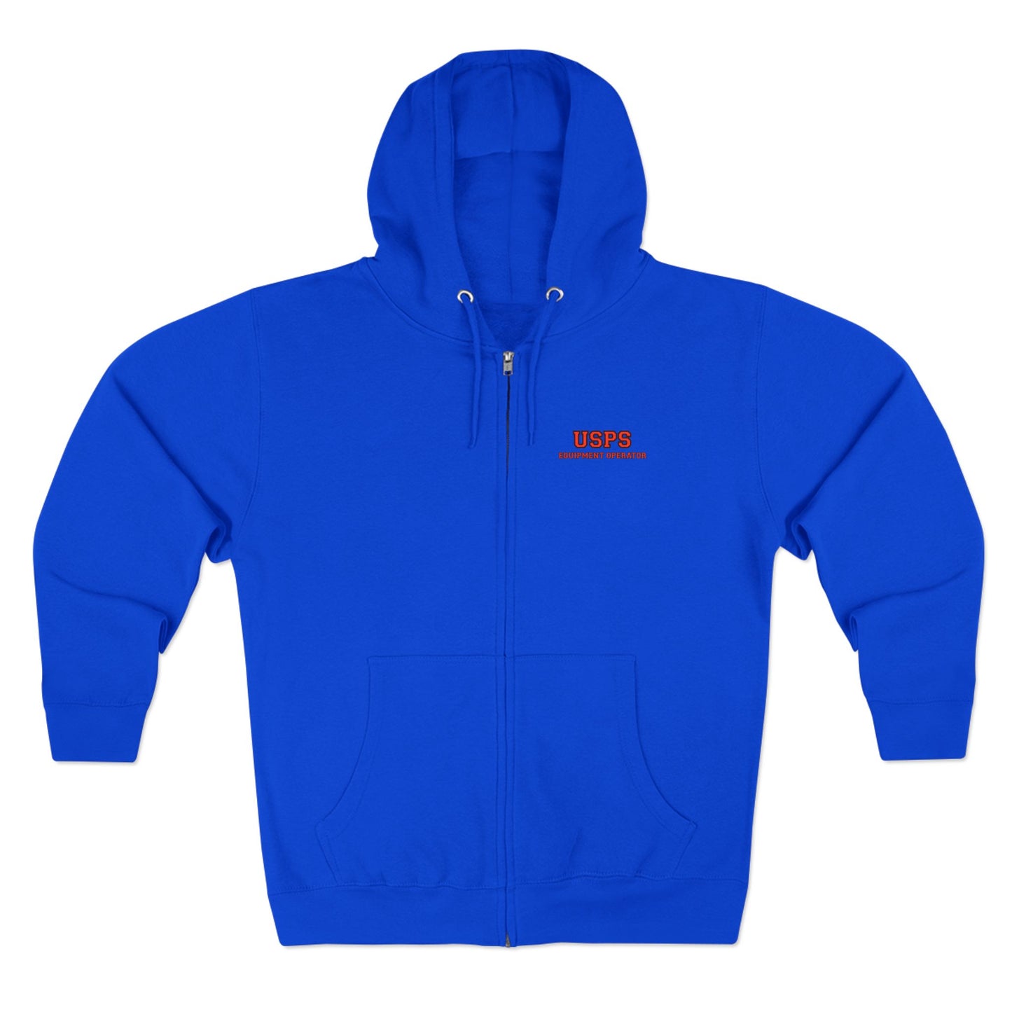 Zip Up Bidded Driver Hoodie