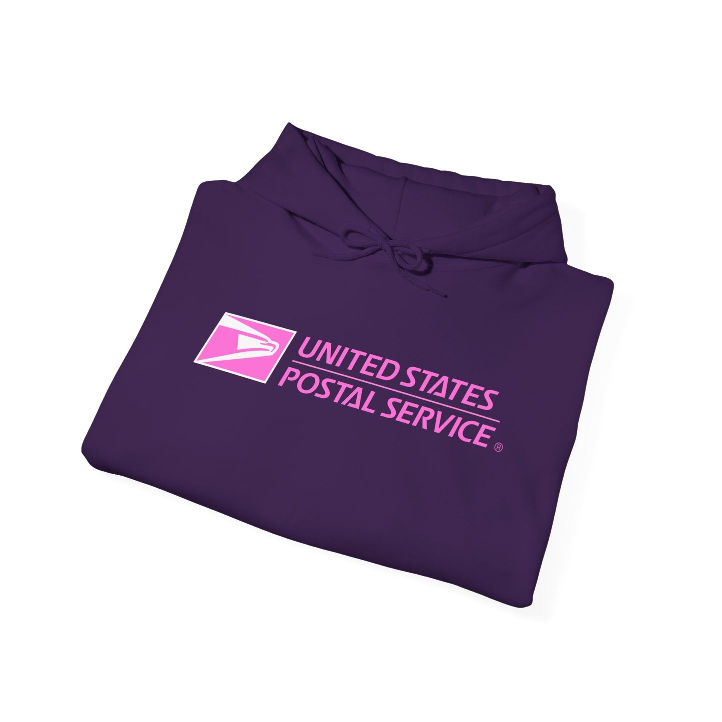 USPS Pullover Hoodie (Pink Logo)