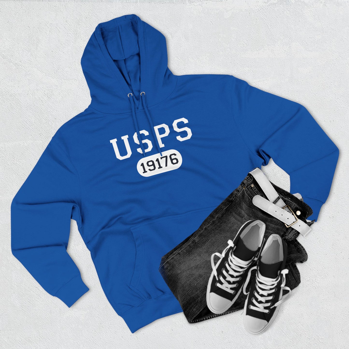 USPS Zip Code Pullover Hoodie