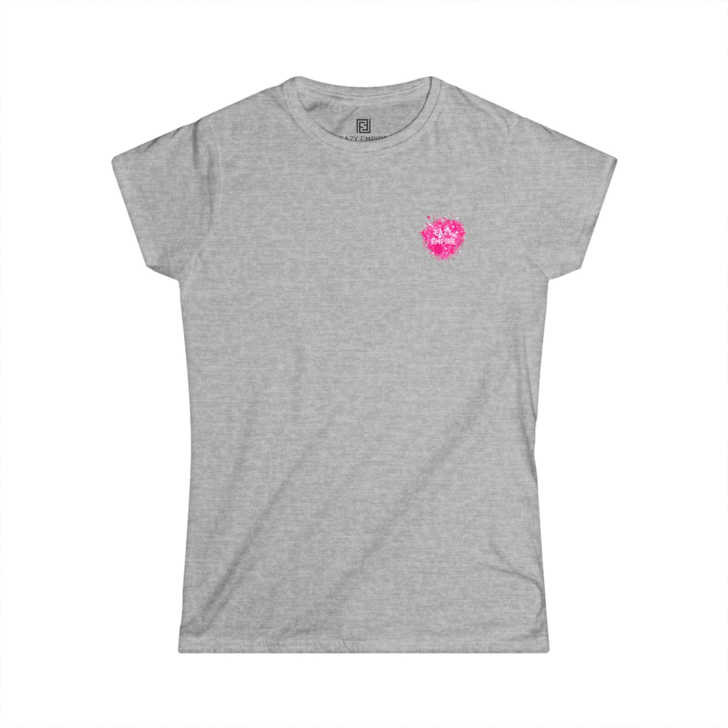 Eazy Empire Cute Pink Heart Women's Fitted T-shirt
