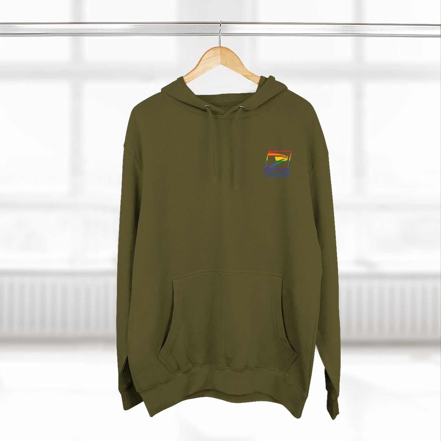 USPS Pride-Themed Logo Pullover Hoodie