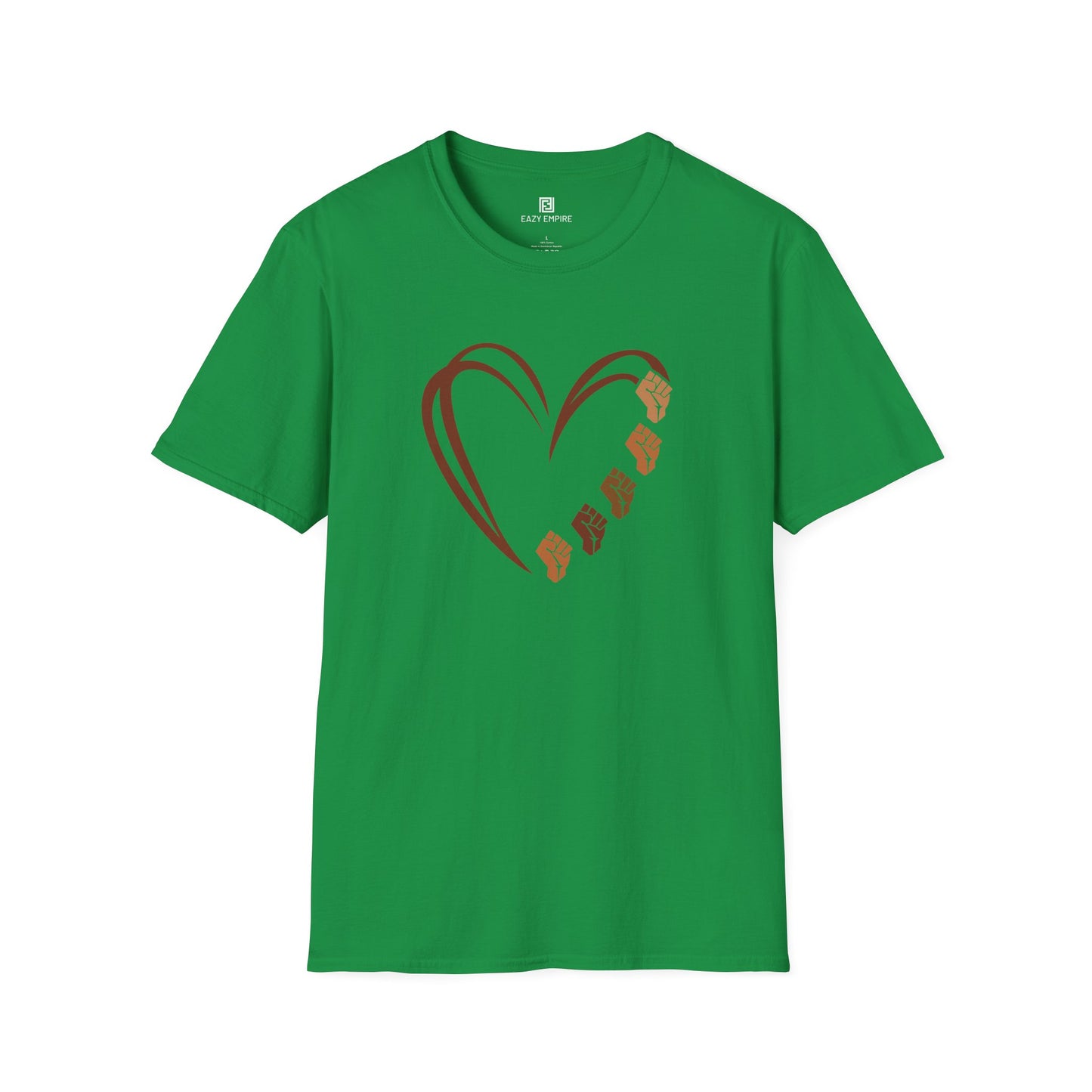 Fists Heart T-Shirt - Black Pride, Black History Month