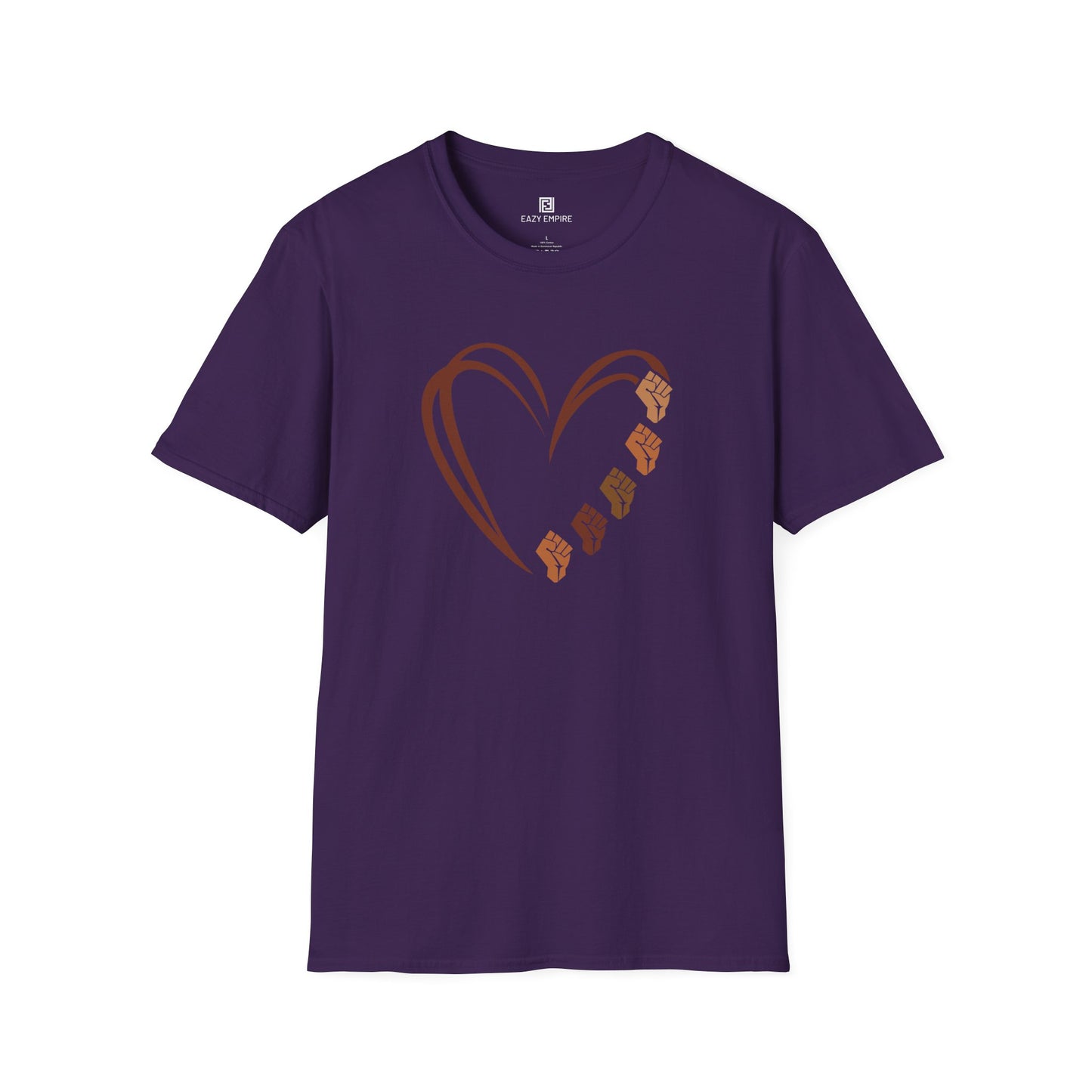 Fists Heart T-Shirt - Black Pride, Black History Month