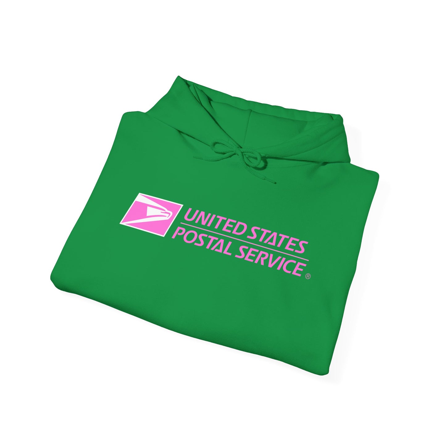 USPS Pullover Hoodie (Pink Logo)