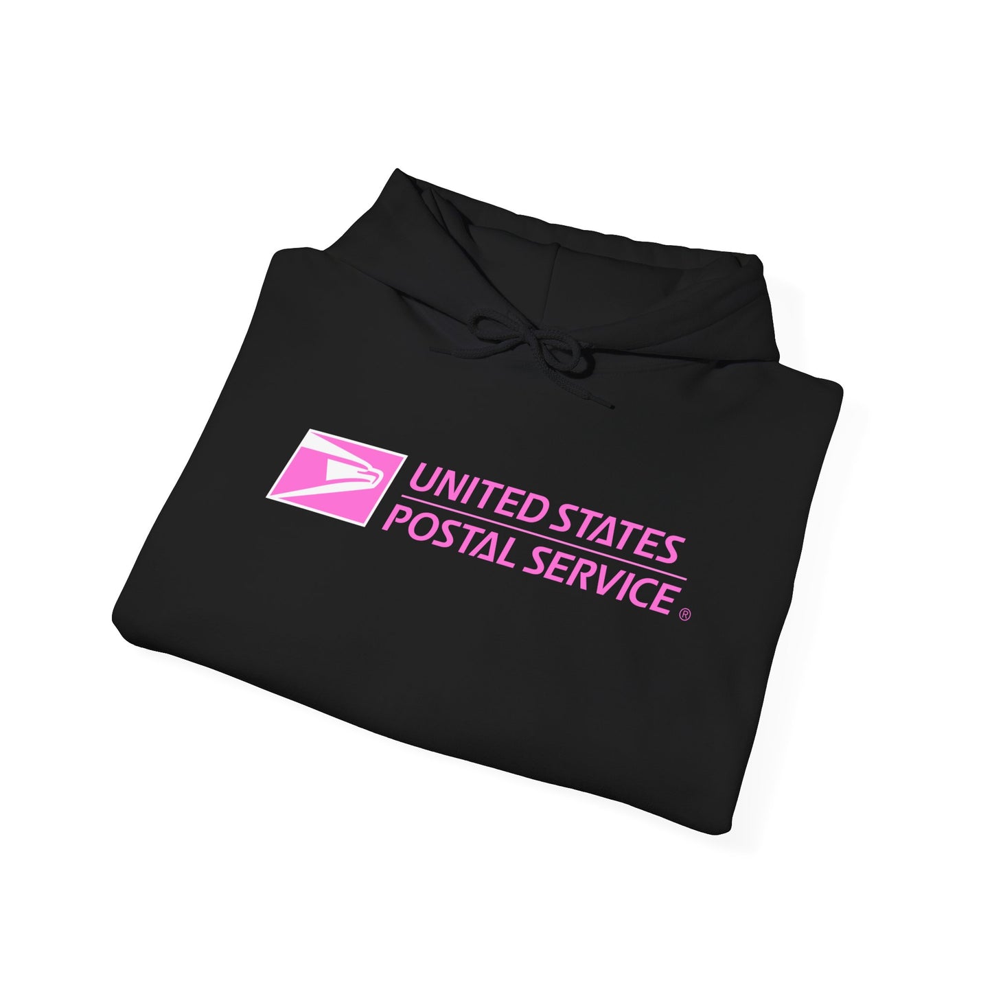 USPS Pullover Hoodie (Pink Logo)