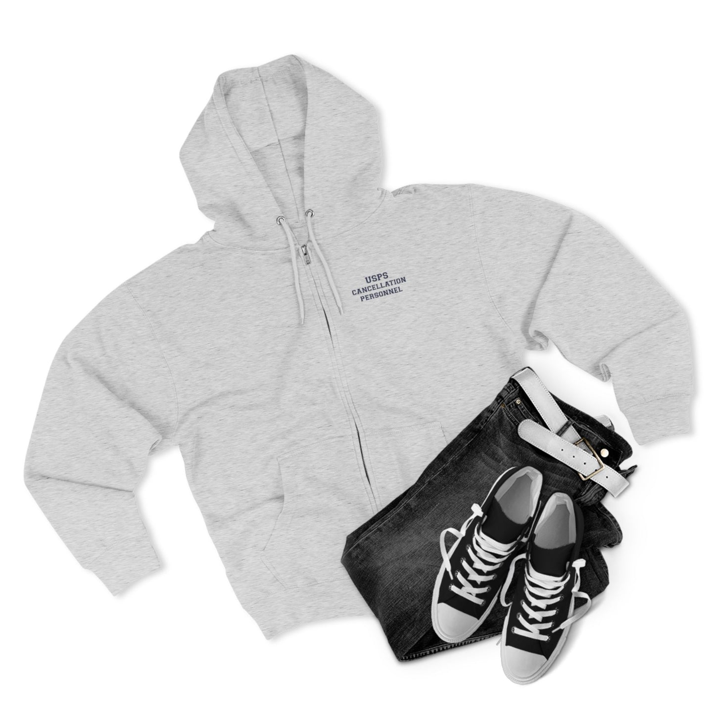 USPS Cancellation Personnel Zip Up Hoodie