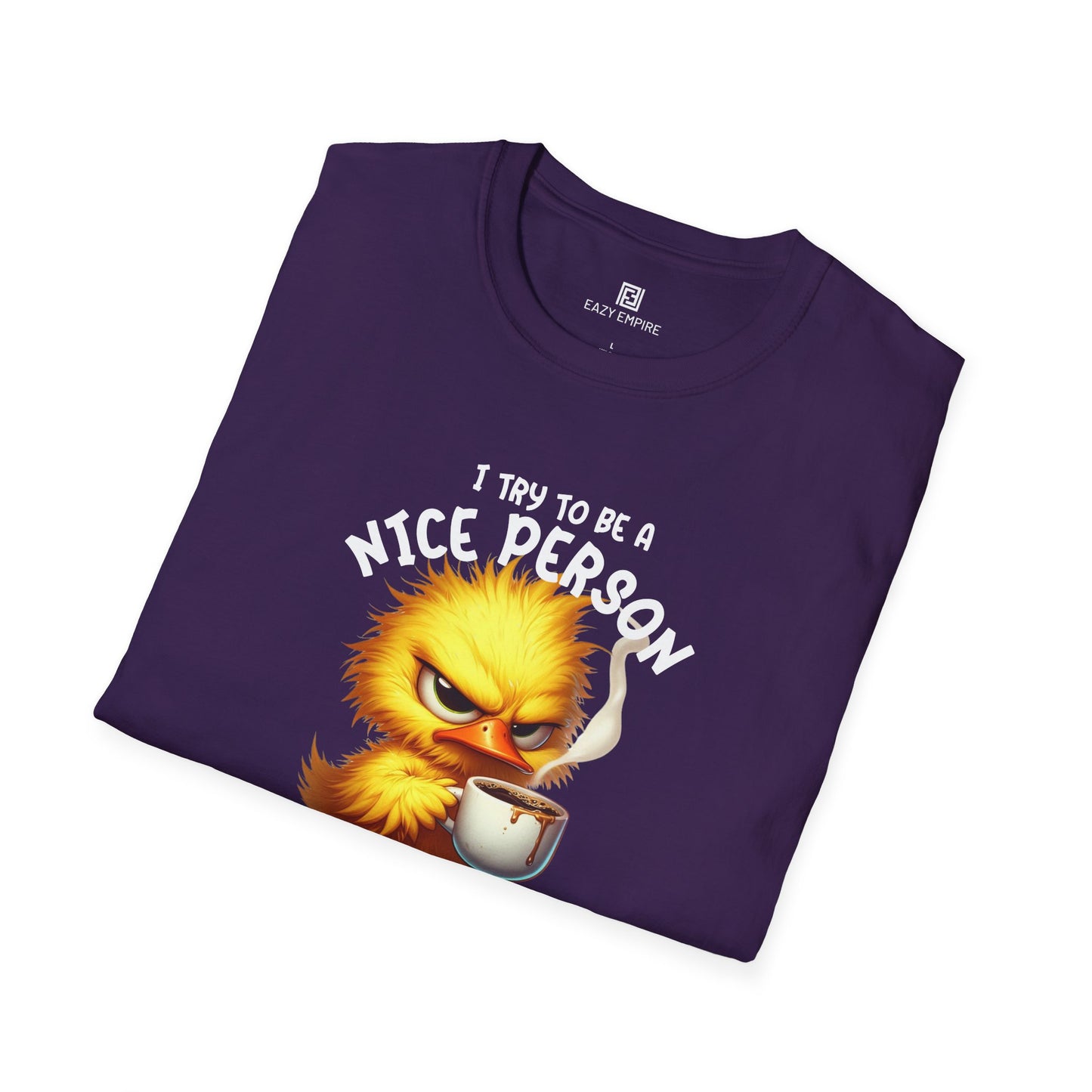 'I Try to Be a Nice Person' T-Shirt