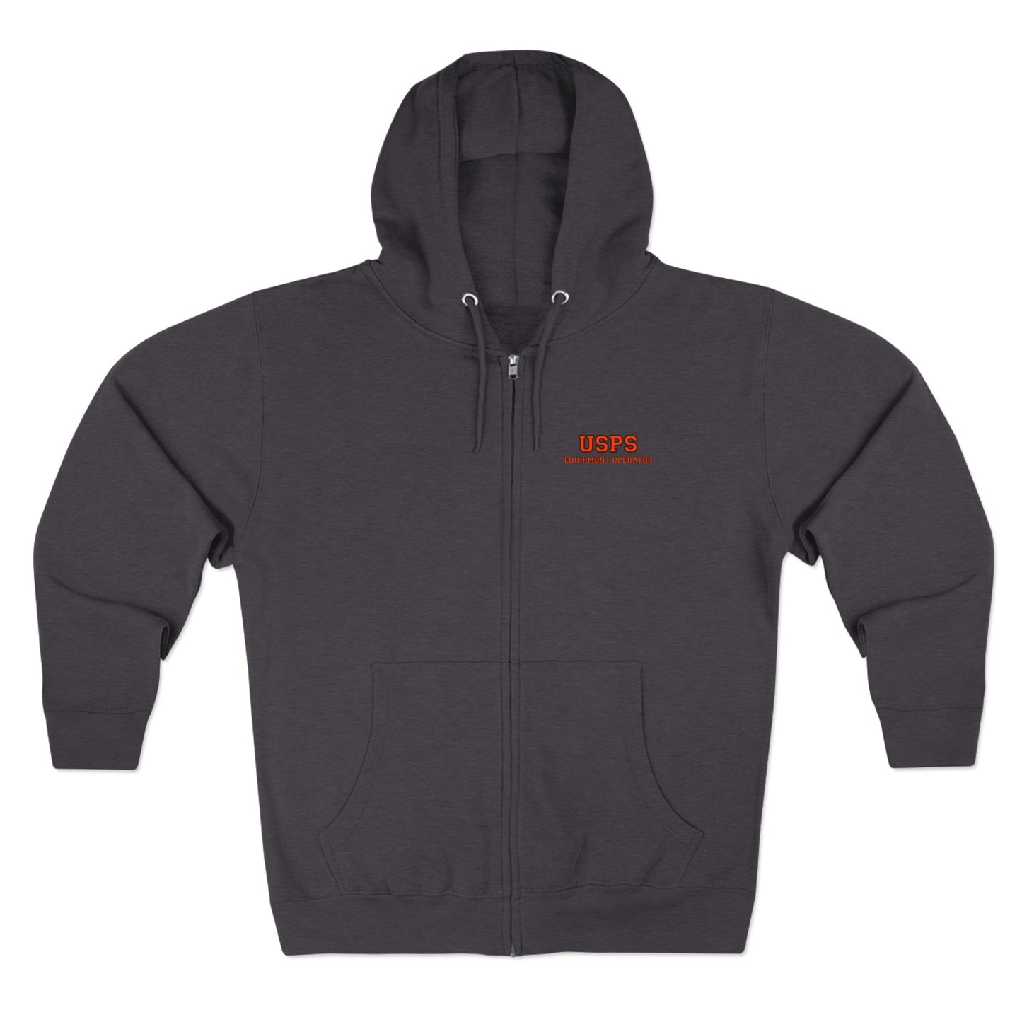 Zip Up Bidded Driver Hoodie