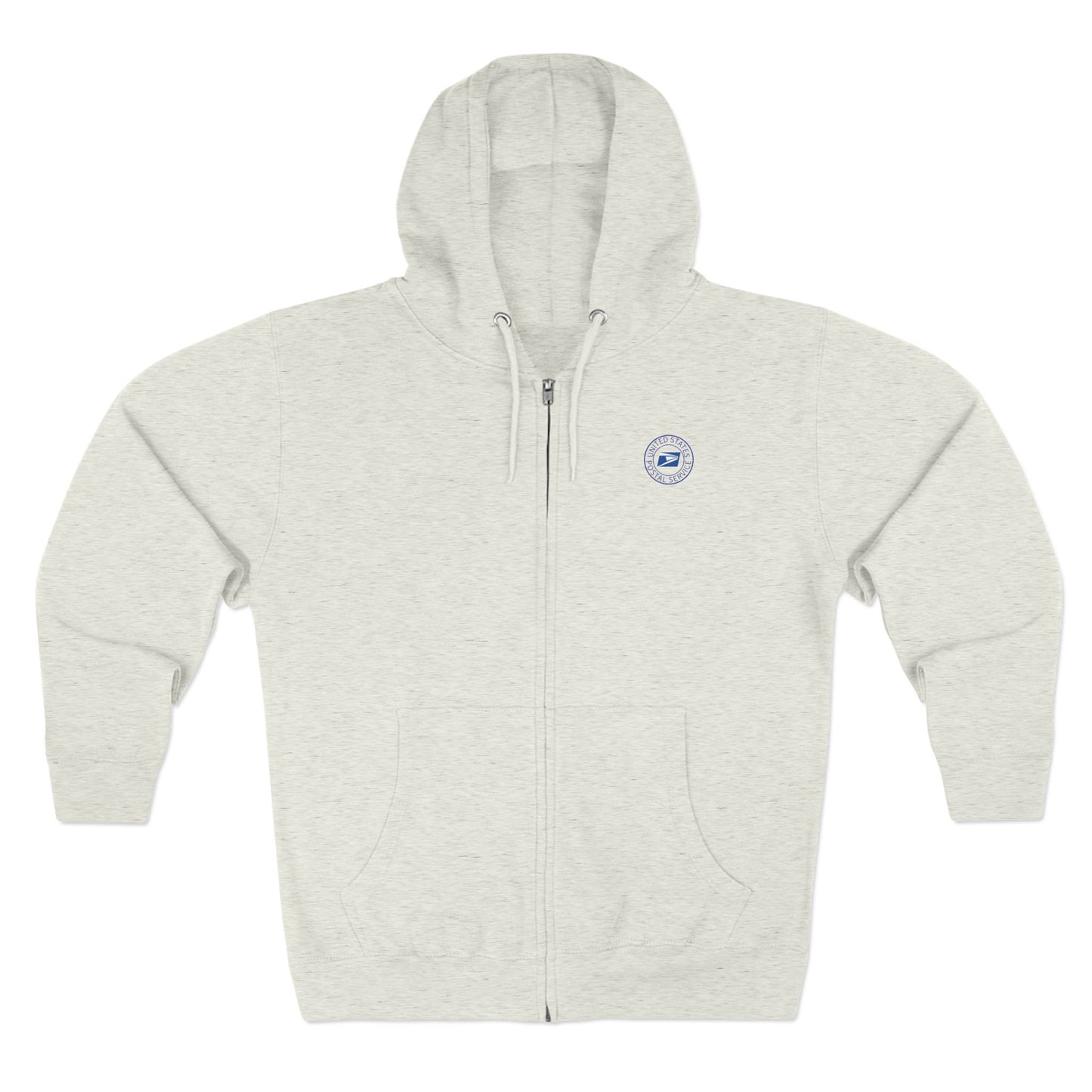 Circle USPS Logo Zip Up Hoodie