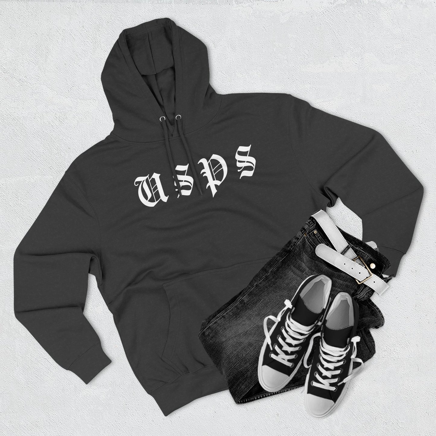 USPS (fancy letters) Pullover Hoodie