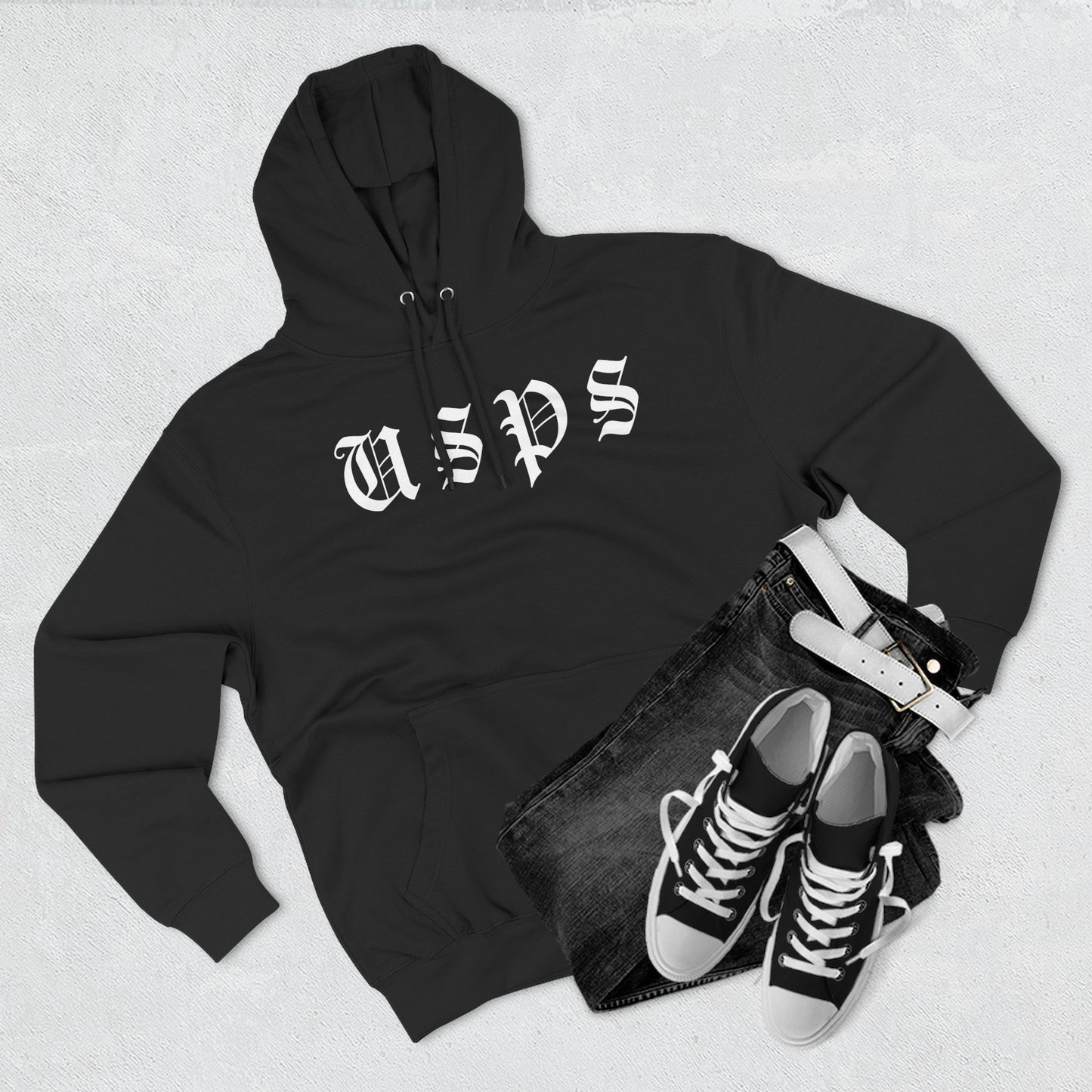 USPS (fancy letters) Pullover Hoodie