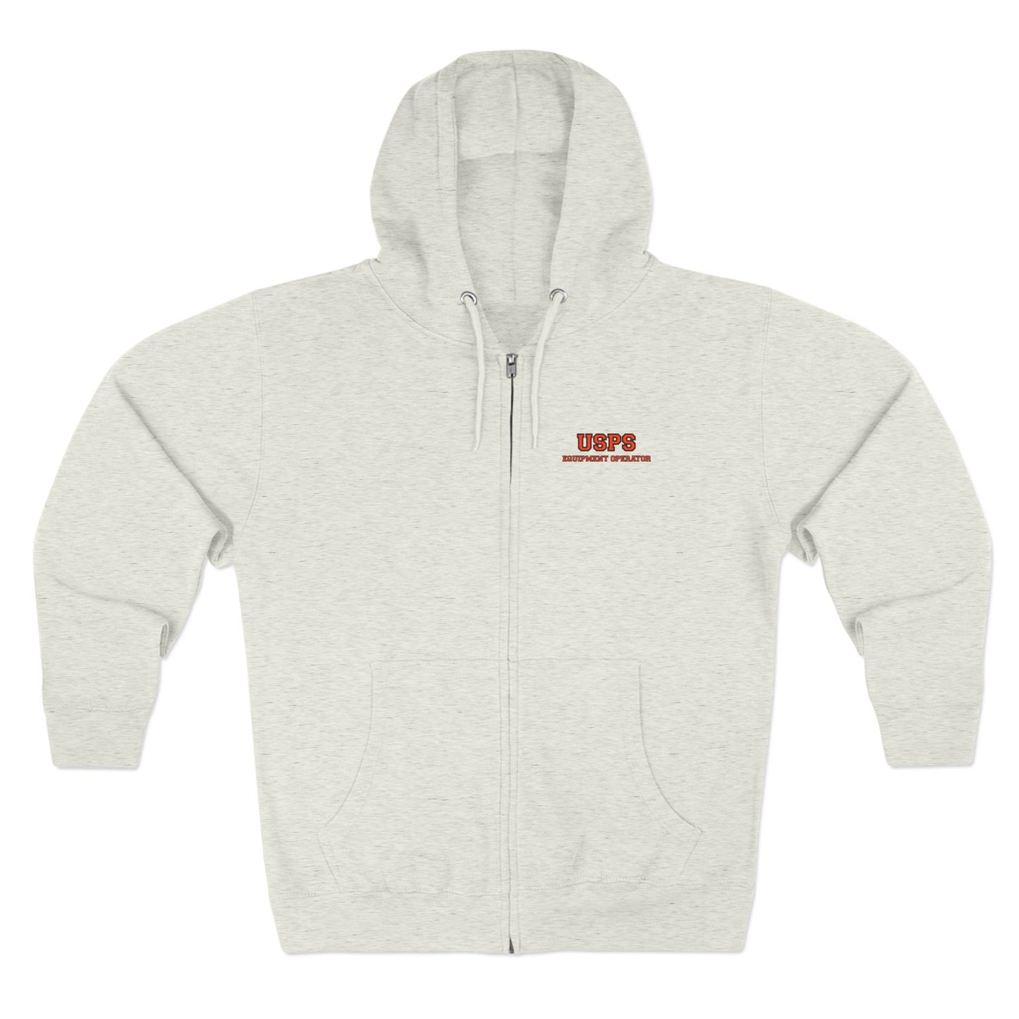 Zip Up Bidded Driver Hoodie