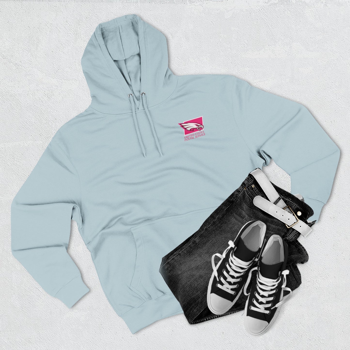 USPS Pink Eagles Pullover Hoodie