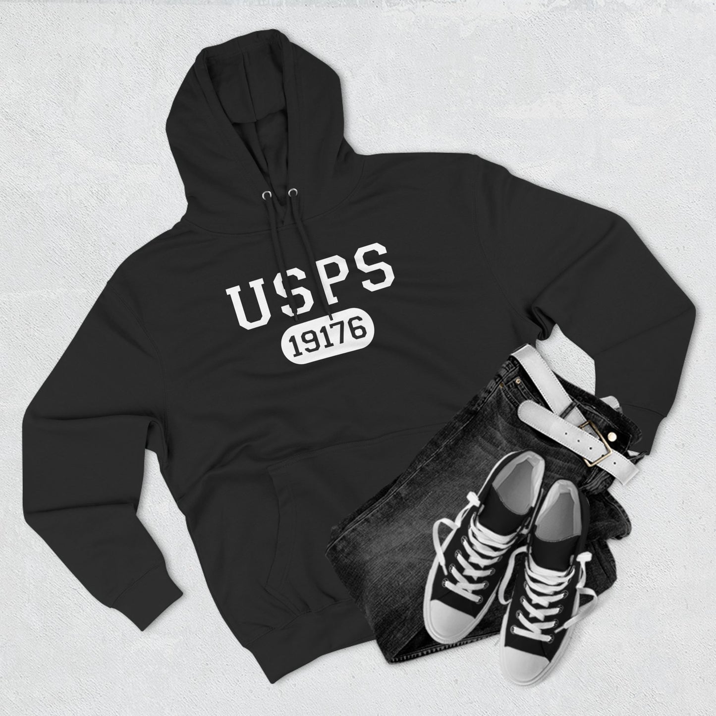 USPS Zip Code Pullover Hoodie