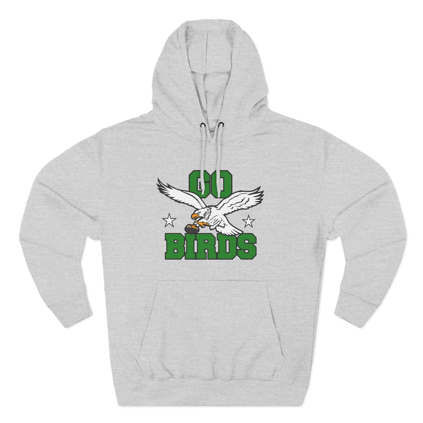 Go Birds Pullover Hoodie (Green Letters)