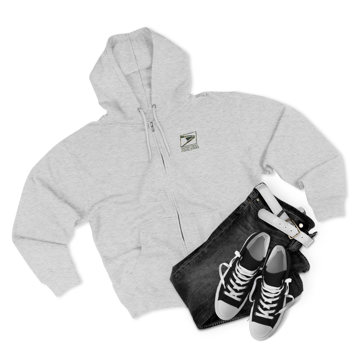 USPS Camo Logo Zip Up Hoodie