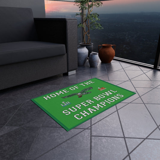 Eagles Super Bowl Champions Outdoor - Indoor Rug