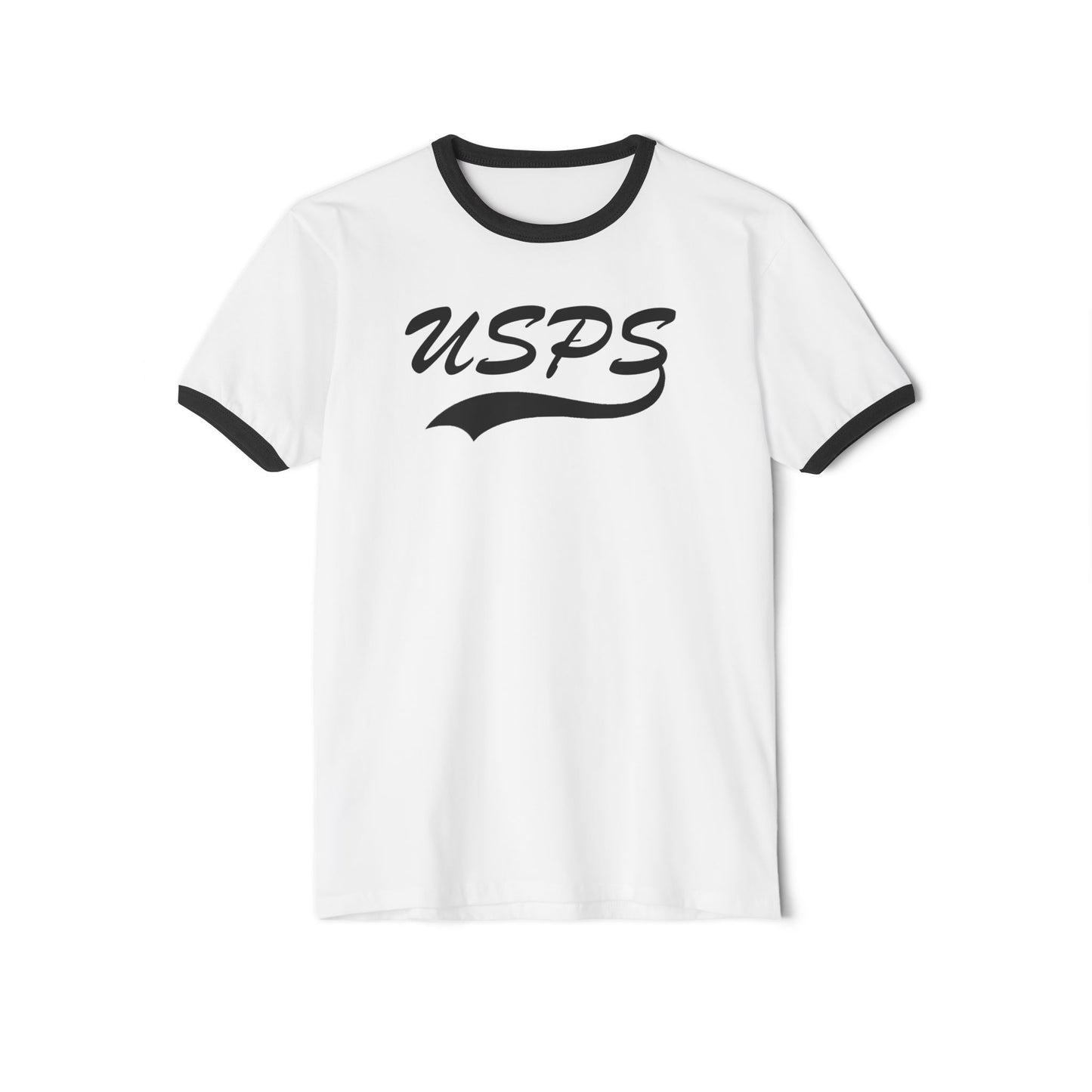 USPS Baseball Logo on Ringer T-Shirt