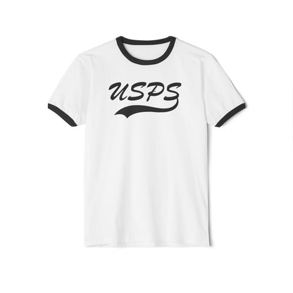 USPS Baseball Logo on Ringer T-Shirt