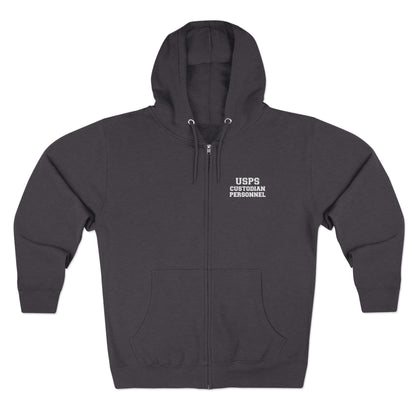 USPS Custodian Personnel Zip Hoodie