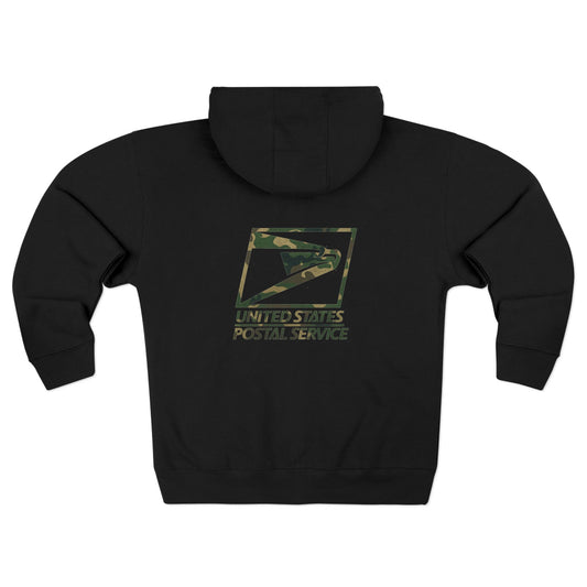 USPS Camo Logo Zip Up Hoodie